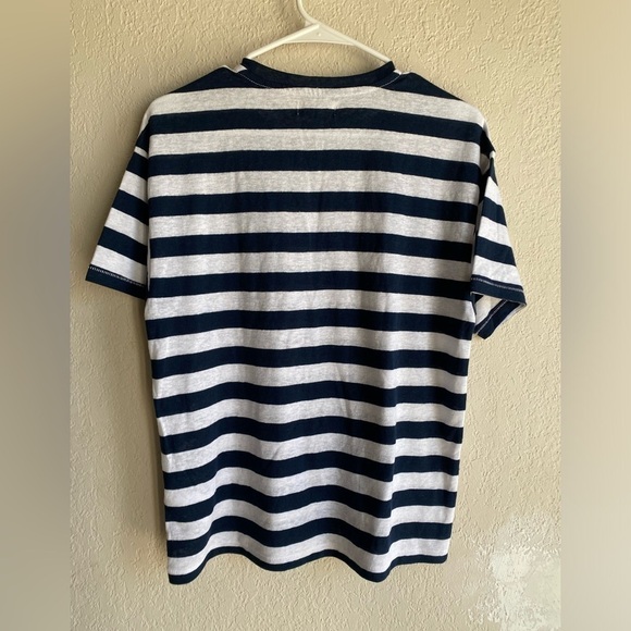 Madewell NWT Linen-Blend Crewneck Oversized Tee Women’s Size S Dark Nightfall - Picture 8 of 10